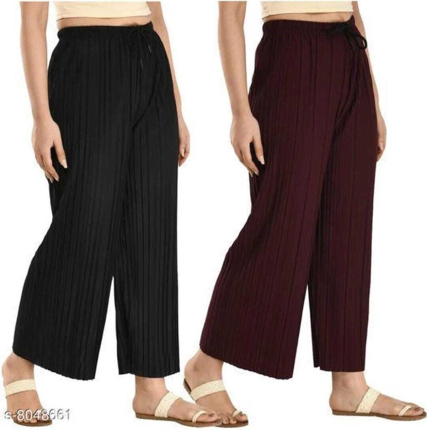 VESFRITA Flared Women Maroon Trousers  Buy VESFRITA Flared Women Maroon  Trousers Online at Best Prices in India  Flipkartcom