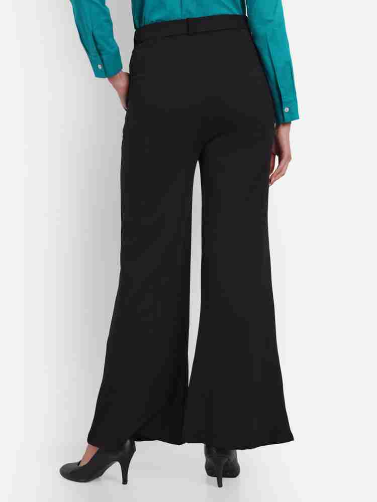 Broadstar Relaxed Women Black Trousers - Buy Broadstar Relaxed