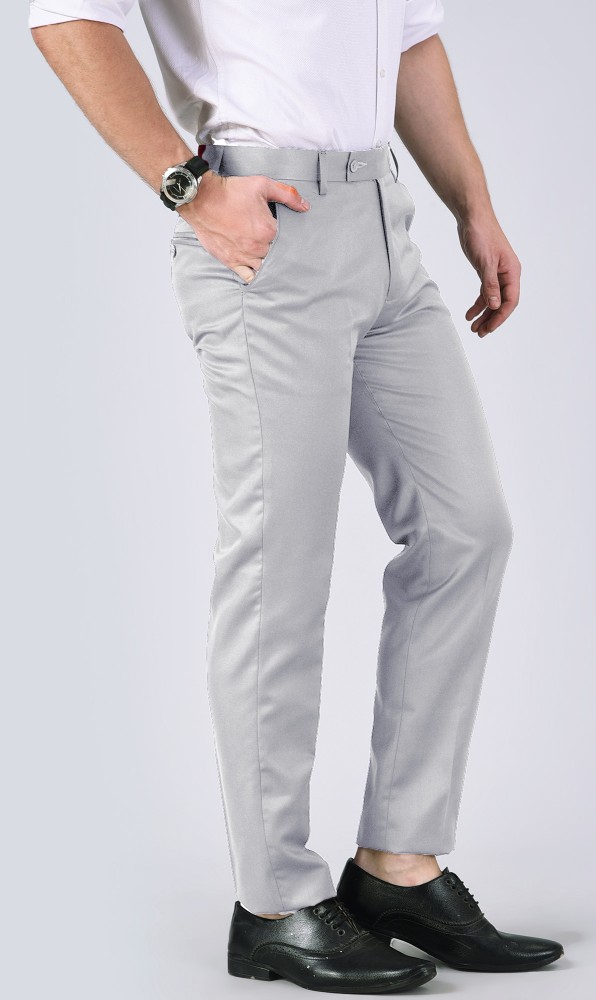 HIGHLANDER Slim Fit Men Grey Trousers  Buy LIGHT GREY HIGHLANDER Slim Fit Men  Grey Trousers Online at Best Prices in India  Flipkartcom