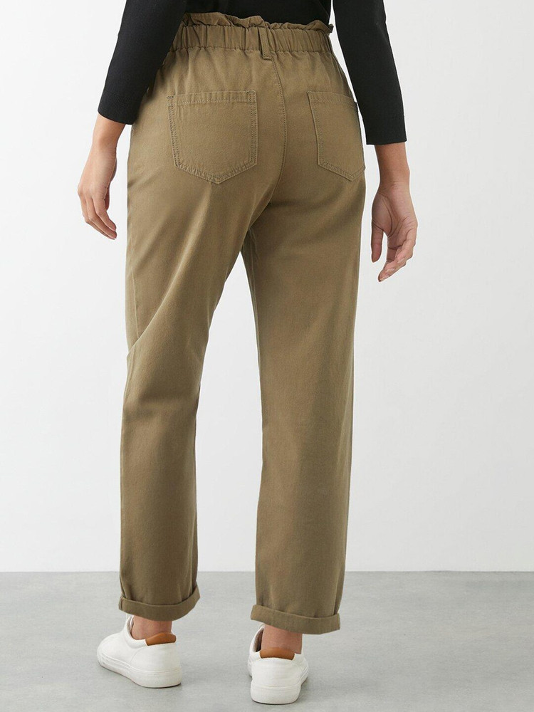 Dorothy perkins khaki trousers clearance