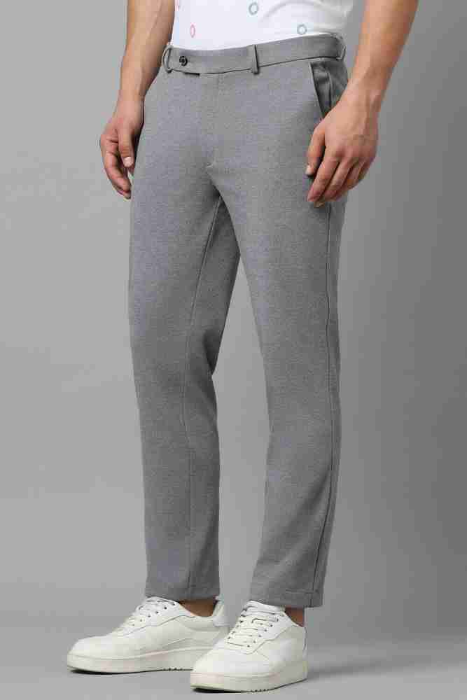 Buy Louis Philippe Grey Trousers Online - 738355