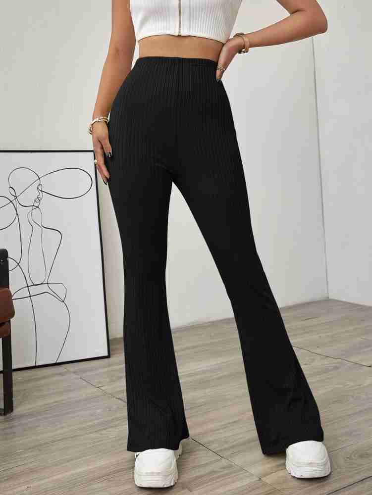 Spangel Fashion Women's Slim Fit Cropped Trousers