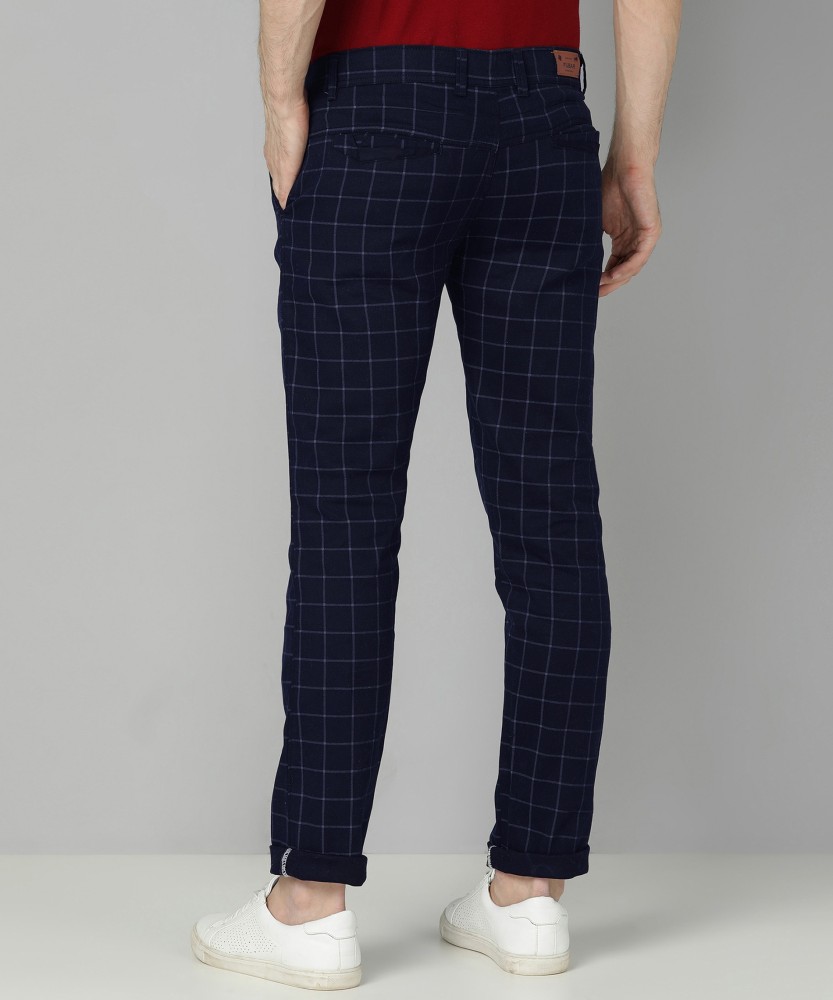 FUBAR Slim Fit Men Blue Trousers Buy FUBAR Slim Fit Men Blue