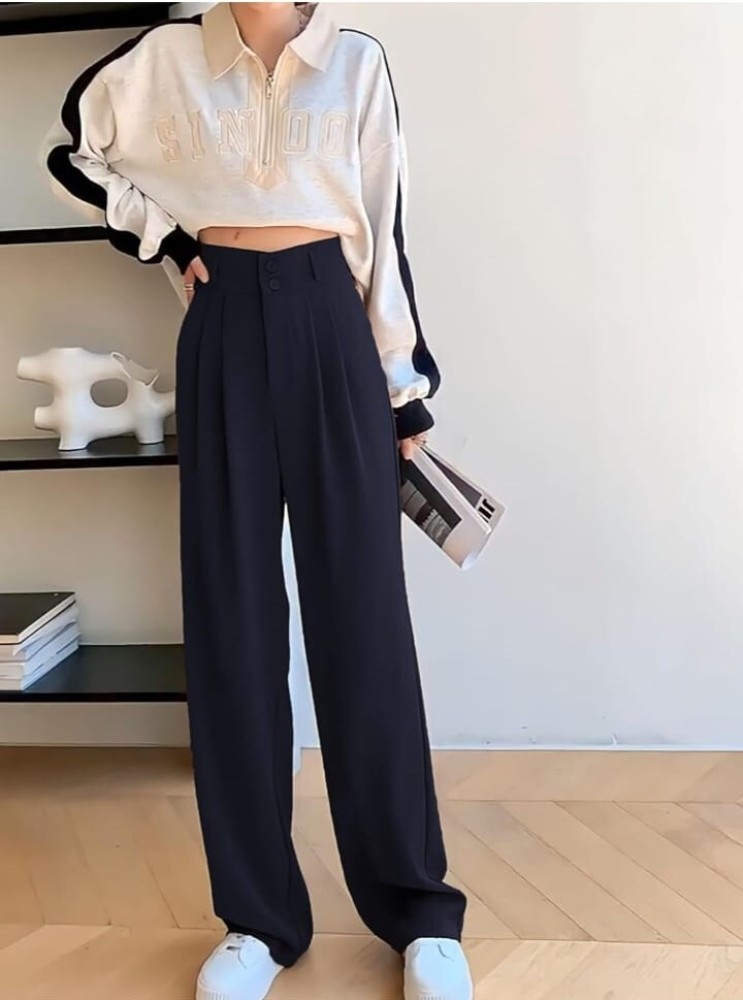 NEXT ONE Loose Fit Women Dark Blue Trousers Buy NEXT ONE Loose Fit Women Dark Blue Trousers Online at Best Prices in India Flipkart