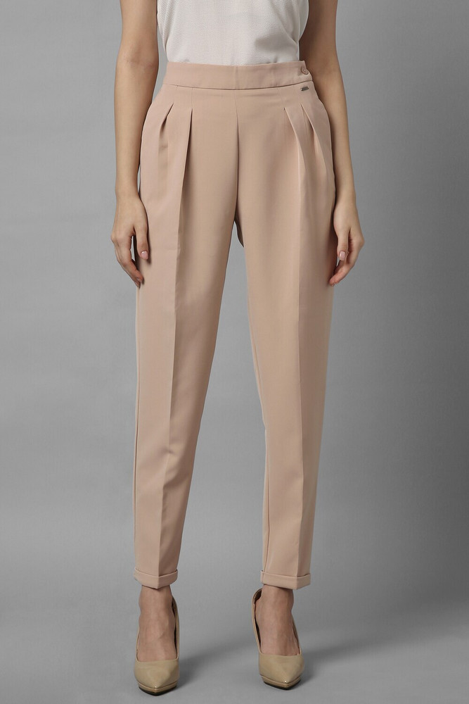 Allen Solly Regular Fit Women Beige Trousers Buy Allen Solly Regular Fit Women Beige Trousers Online at Best Prices in India Flipkart