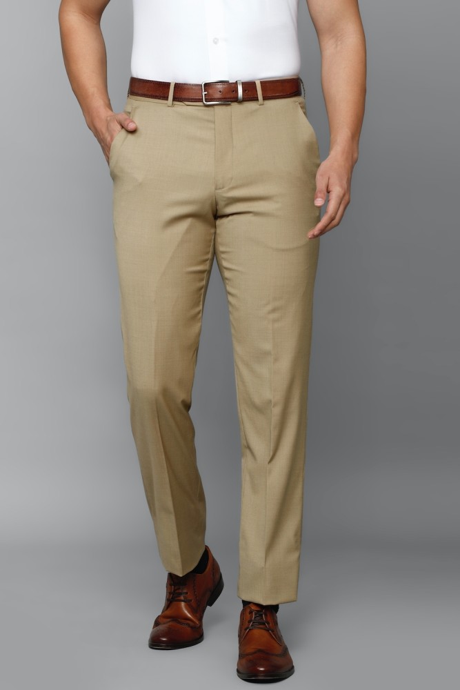 Buy Luxure By Louis Philippe Grey Slim Fit Trousers for Mens Online  Tata  CLiQ