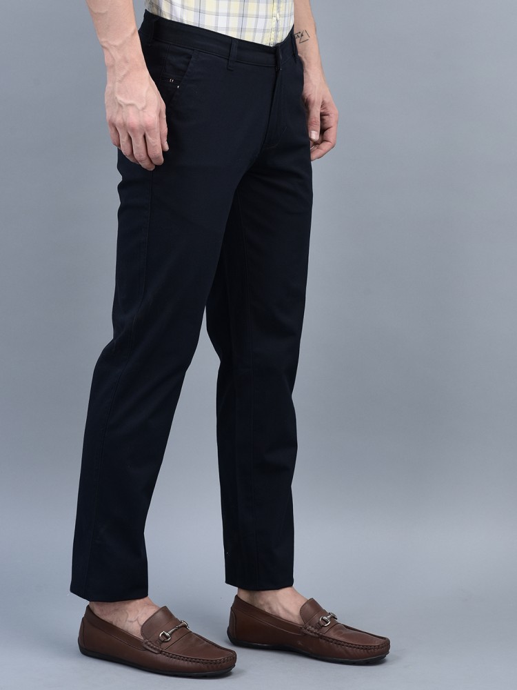 Elevate Your Style with our Cobb Navy Blue Ultra Fit Formal Trouser