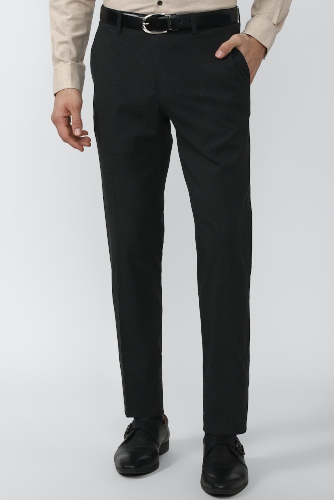 PETER ENGLAND Slim Fit Men Black Trousers  Buy PETER ENGLAND Slim Fit Men Black  Trousers Online at Best Prices in India  Flipkartcom