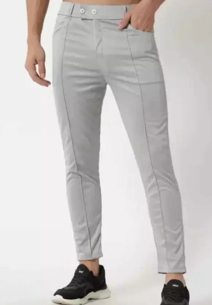 Mens Skinny Grey Suit Trousers  Boohoo UK