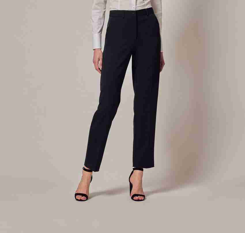 CHALODIA Slim Fit Women Black Trousers Flipkart