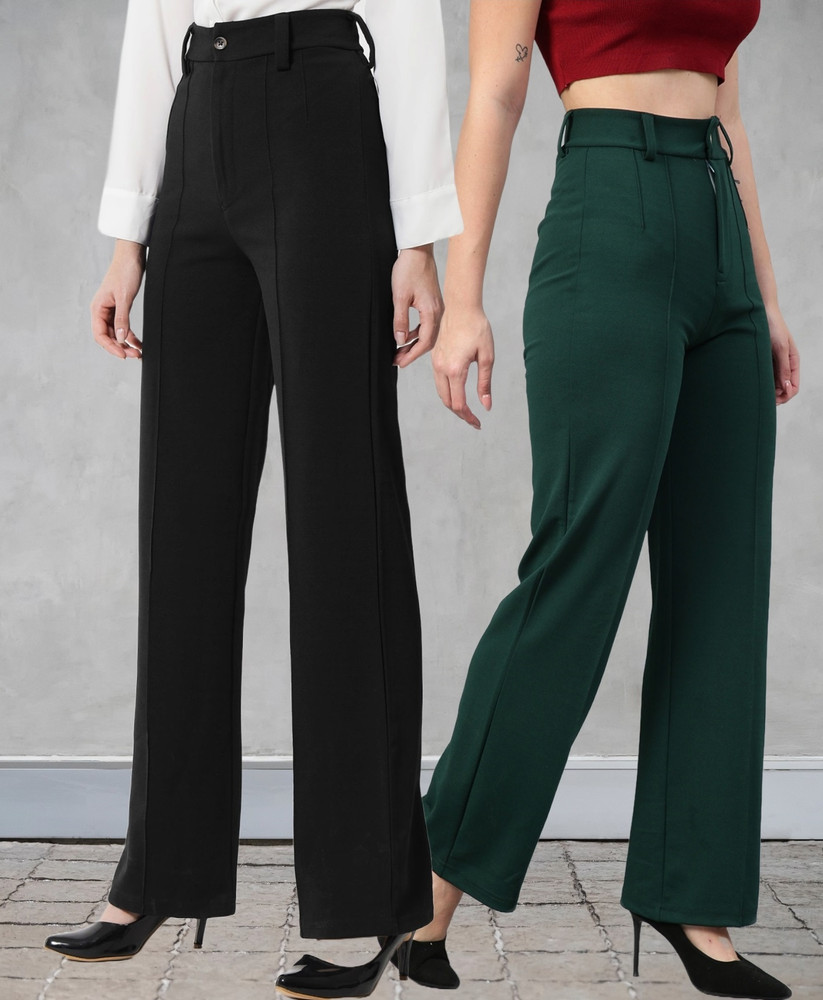 Trousers for ladies flipkart discount