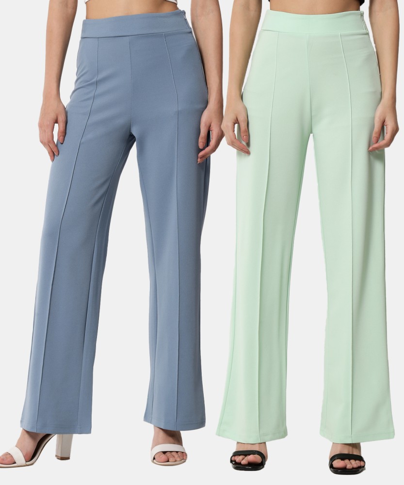 KOTTY Regular Fit Women Multicolor Trousers - Buy KOTTY Regular Fit Women  Multicolor Trousers Online at Best Prices in India