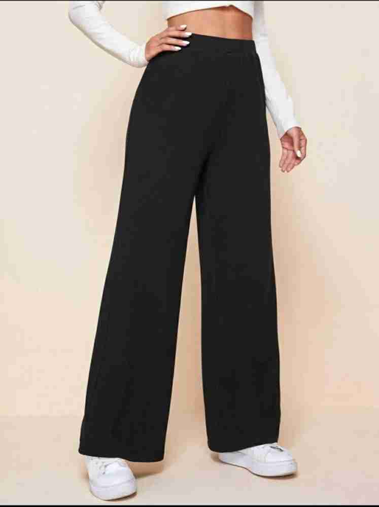 Broadstar Relaxed Women Black Trousers - Buy Broadstar Relaxed Women Black  Trousers Online at Best Prices in India