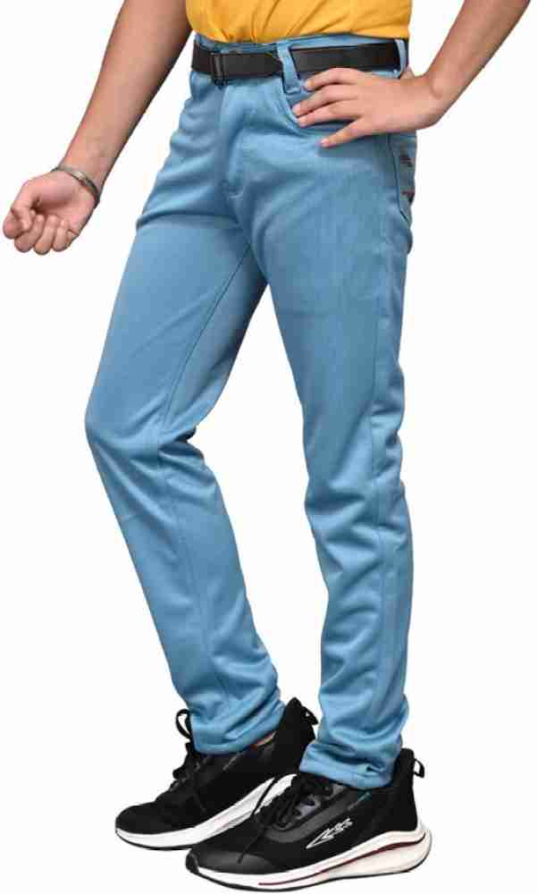 JUMPTIGER Regular Fit Boys Light Blue Trousers - Buy JUMPTIGER