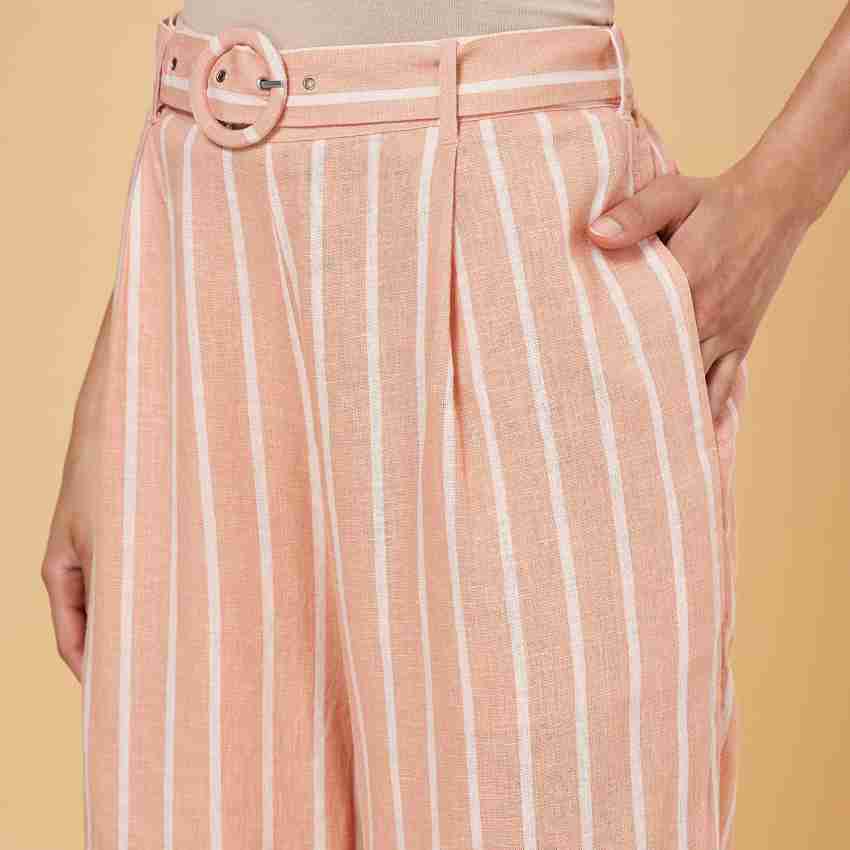 Buy Pink Trousers & Pants for Women by Honey by Pantaloons Online