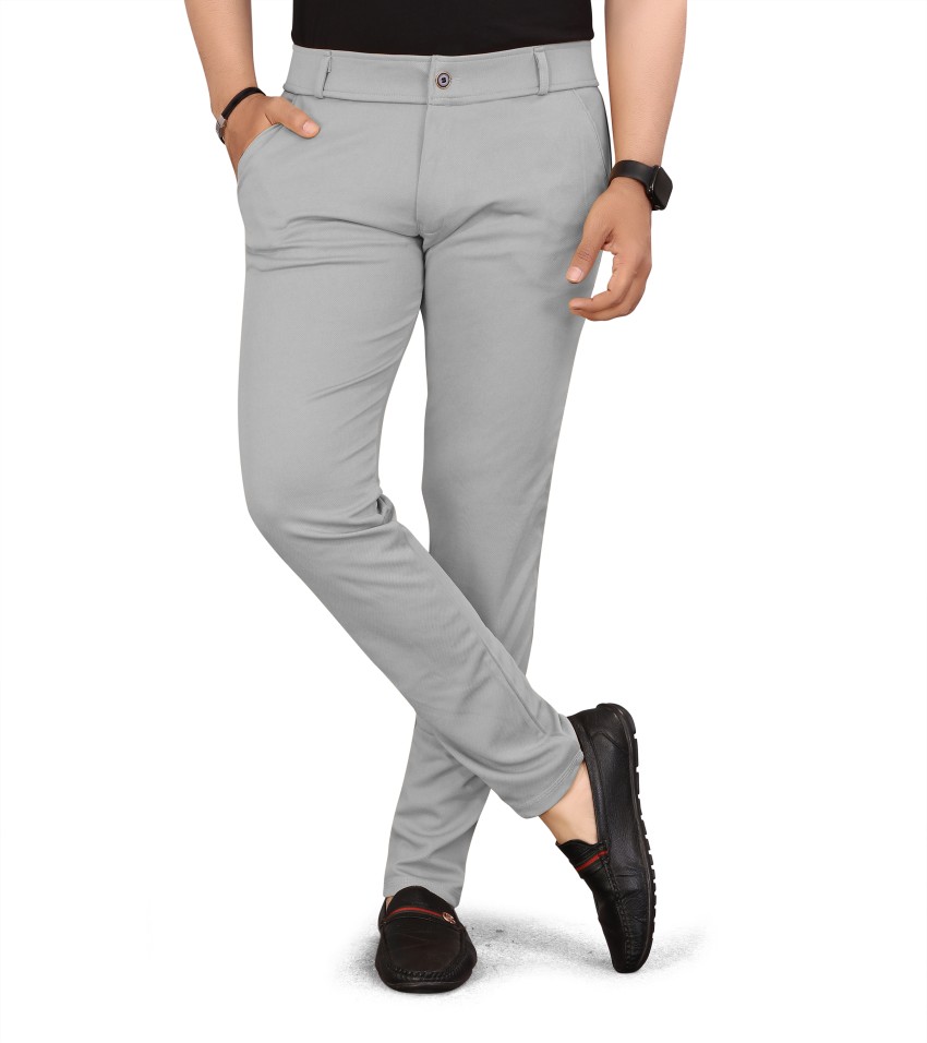 Buy Peter England Black Slim Fit Printed Trousers for Mens Online  Tata  CLiQ