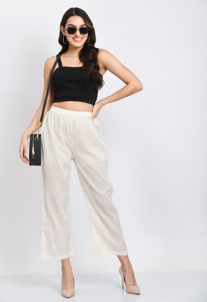 Buy Black Trousers  Pants for Women by ADDYVERO Online  Ajiocom