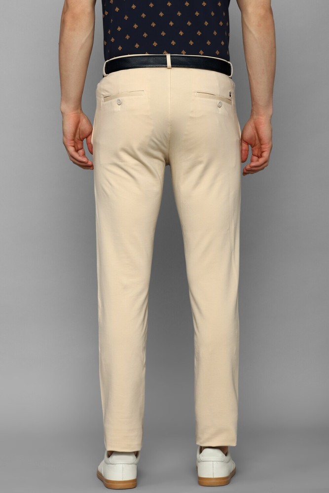 Louis Philippe Sport Trousers & Chinos, Louis Philippe Beige Trousers for  Men at Louisphilippe.com
