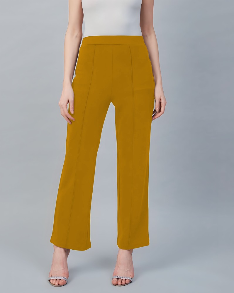 Womens Yellow Trousers  NAKD