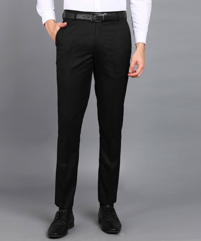 PARK AVENUE Slim Fit Men Black Trousers  Buy PARK AVENUE Slim Fit Men Black  Trousers Online at Best Prices in India  Flipkartcom