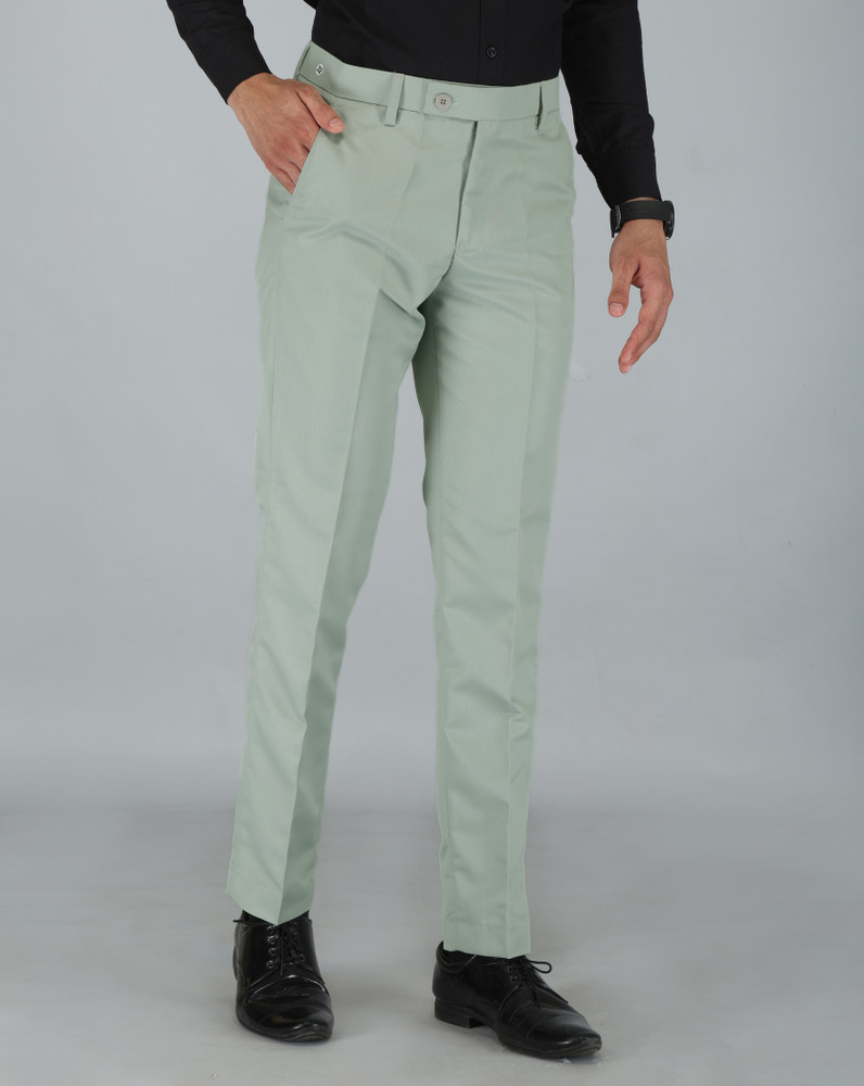 JEENAY Regular Fit Men Light Green Trousers - Buy JEENAY Regular Fit Men Light  Green Trousers Online at Best Prices in India | Flipkart.com