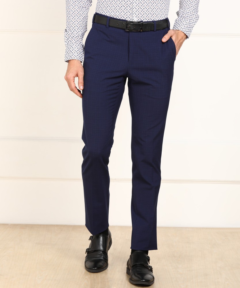 Raymond Slim Fit Men Dark Blue Trousers  Buy Raymond Slim Fit Men Dark Blue  Trousers Online at Best Prices in India  Flipkartcom