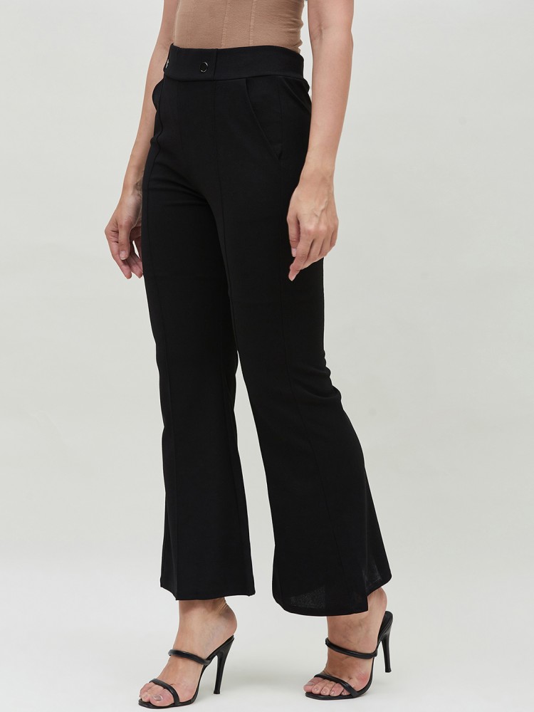 Buy Beige Trousers & Pants for Women by Bitterlime Online