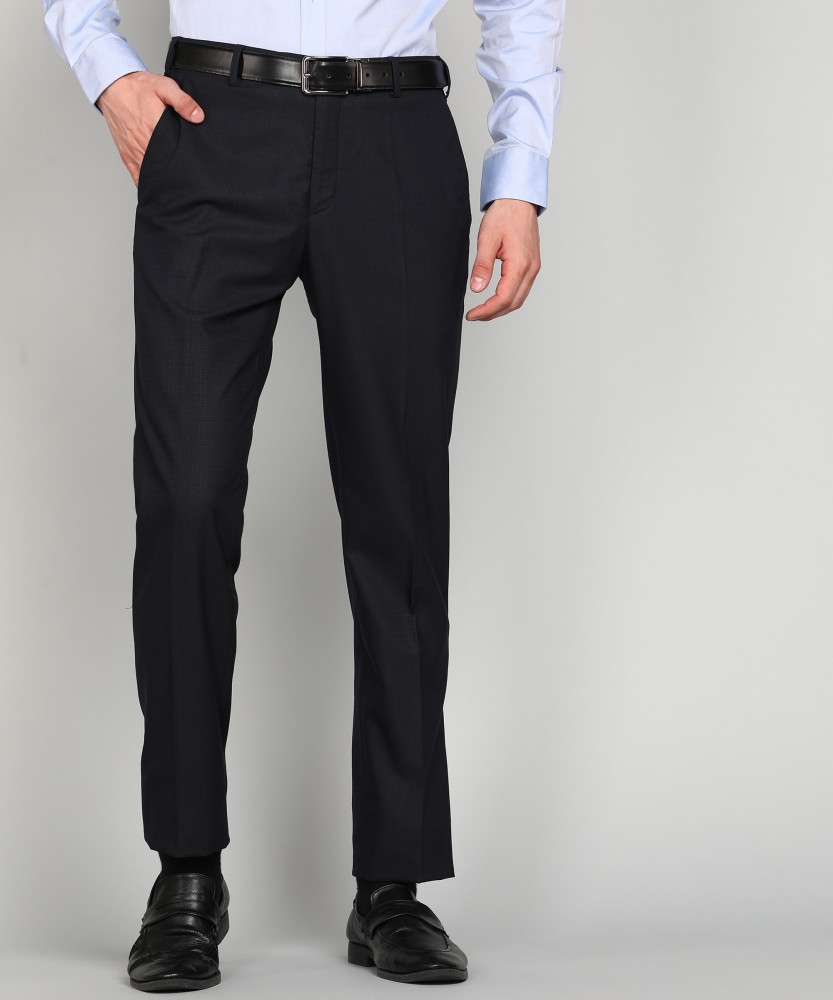 Raymond Slim Fit Men Dark Blue Trousers  Buy Raymond Slim Fit Men Dark  Blue Trousers Online at Best Prices in India  Flipkartcom