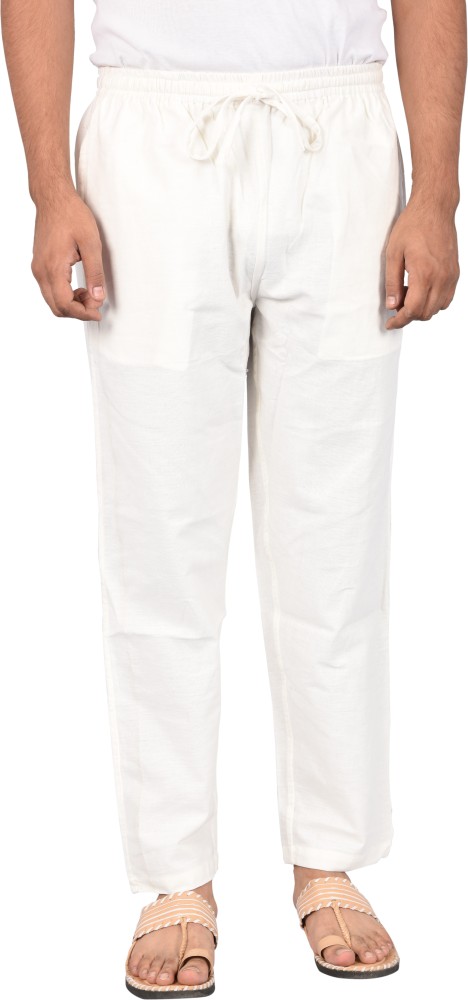 Wide trousers  White  Ladies  HM IN