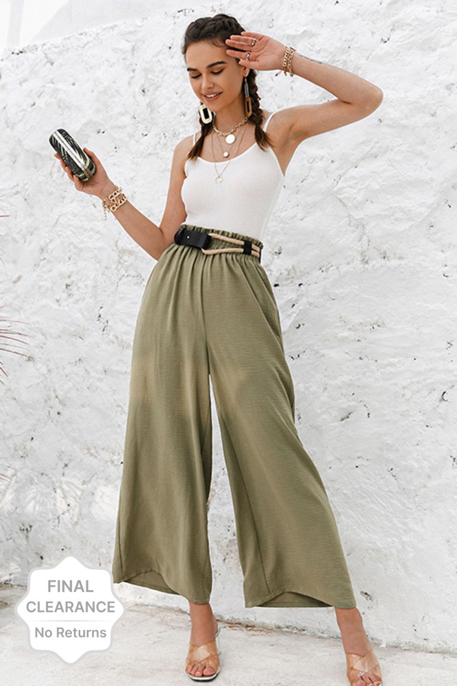 Buy online Paper Bag Waist Olive Green Trousers from bottom wear for Women  by Oxolloxo for 529 at 59 off  2023 Limeroadcom