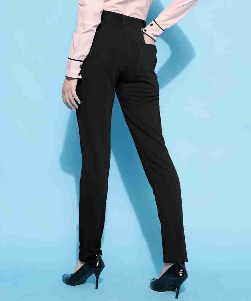 Buy Sharma Group Ankle Length Women Trouser and Formal Pant (Black_30) at