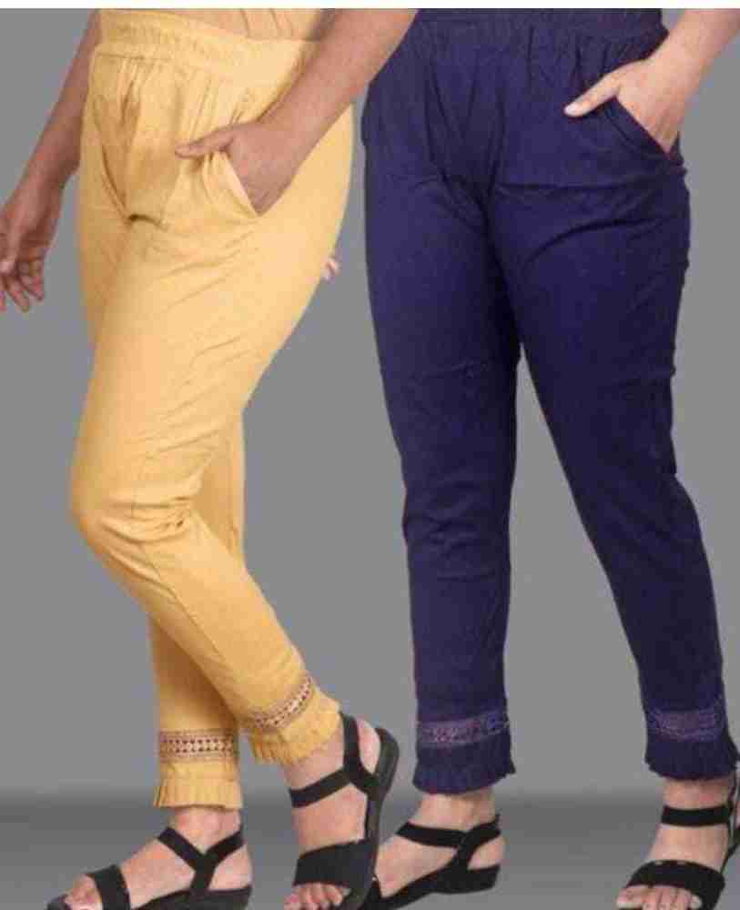 j4u Regular Fit Women White Trousers - Buy j4u Regular Fit Women White  Trousers Online at Best Prices in India