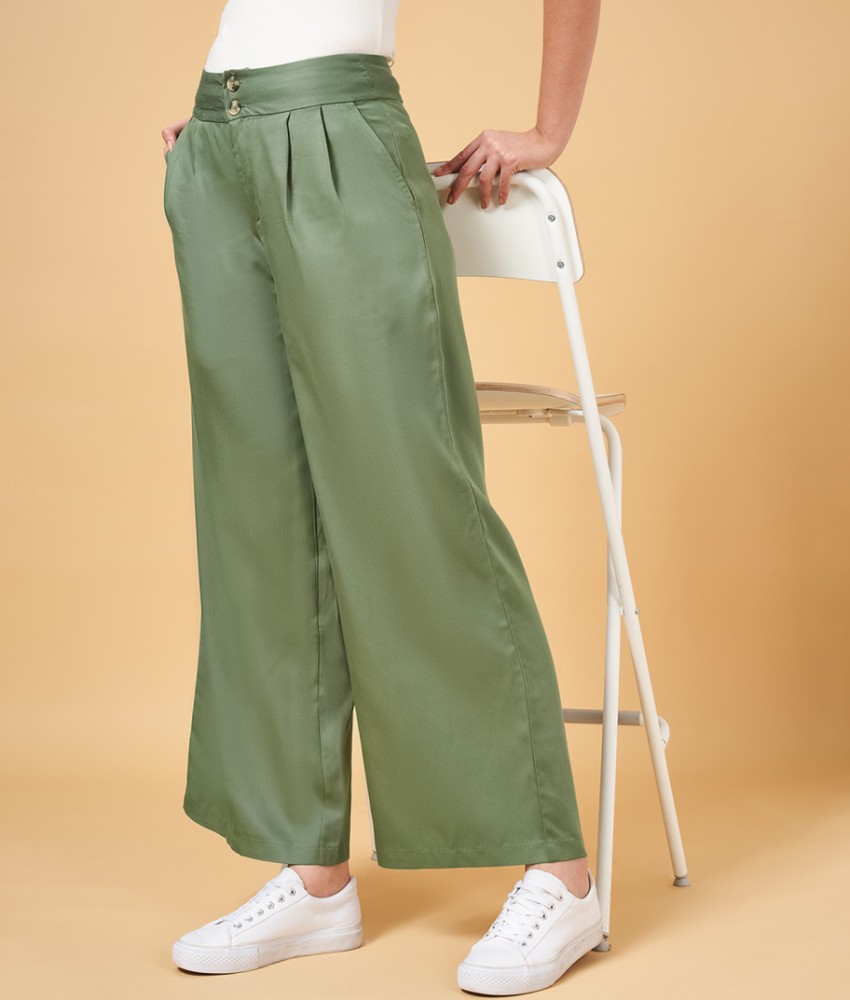 Honey By Pantaloons Relaxed Women Green Trousers Buy Honey By Pantaloons Relaxed Women Green Trousers Online at Best Prices in India Flipkart