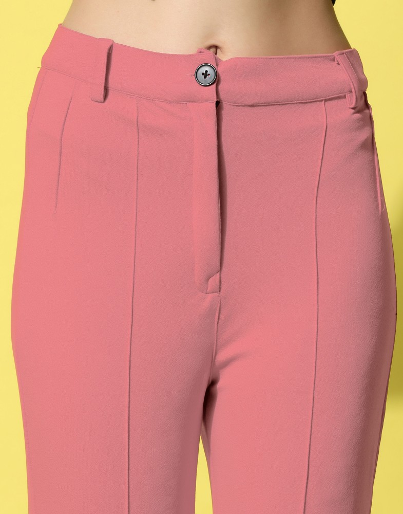 Siril Regular Fit Women Pink Trousers - Buy Siril Regular Fit Women Pink  Trousers Online at Best Prices in India