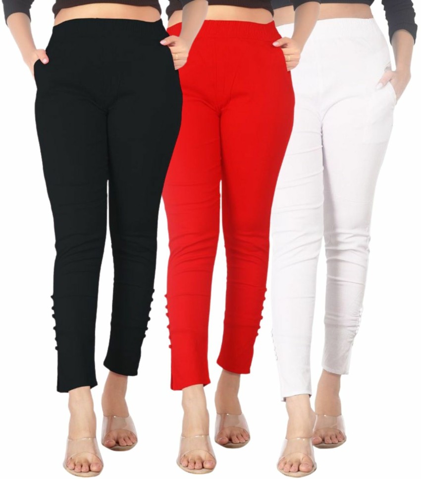 Pipal Regular Fit Women Black, White Trousers - Buy Pipal Regular Fit Women  Black, White Trousers Online at Best Prices in India