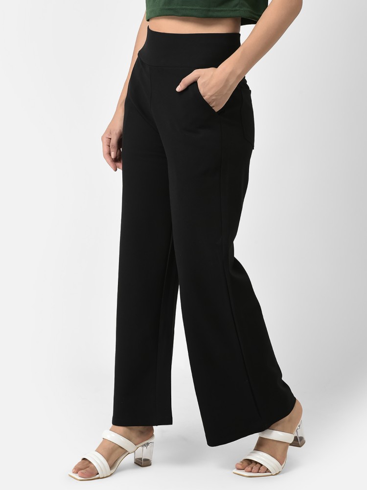 FNOCKS Regular Fit Girls Beige Trousers - Buy FNOCKS Regular Fit