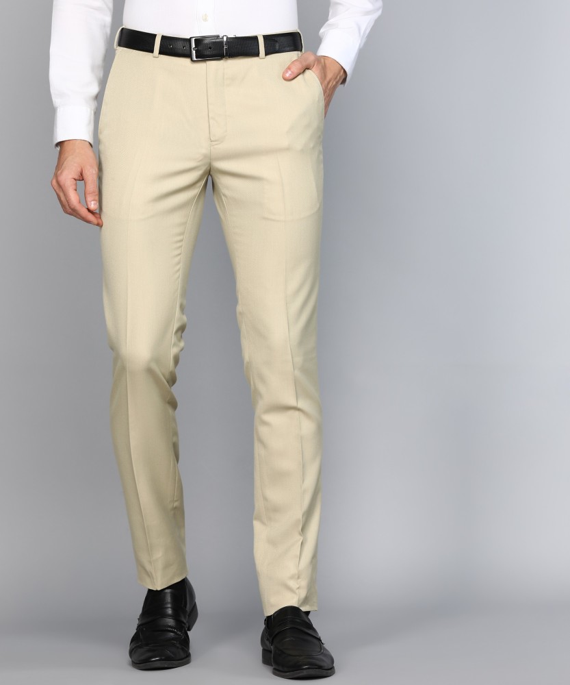 Raymond Slim Fit Men Beige Trousers  Buy Raymond Slim Fit Men Beige Trousers  Online at Best Prices in India  Flipkartcom
