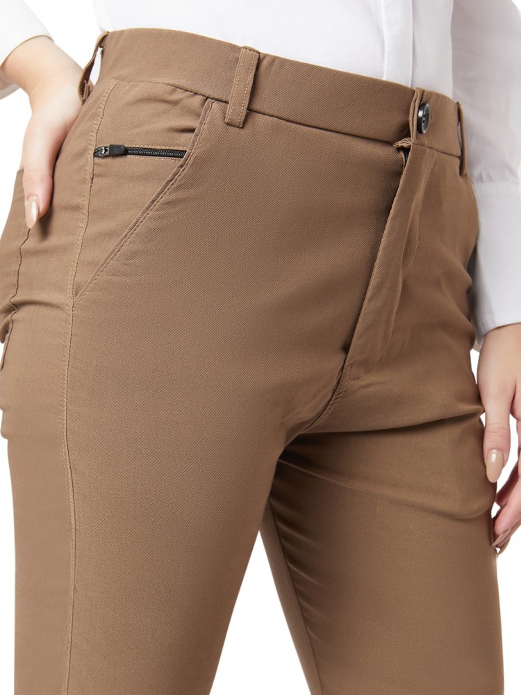 Smarty Pants Skinny Fit Women Brown Trousers - Buy Smarty Pants Skinny Fit  Women Brown Trousers Online at Best Prices in India