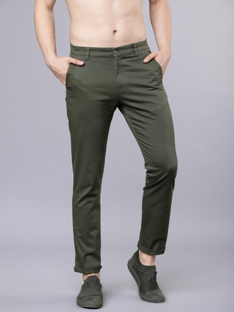 Buy Van Galis Fashion Dark Green Formal Trousers for Men at Amazonin