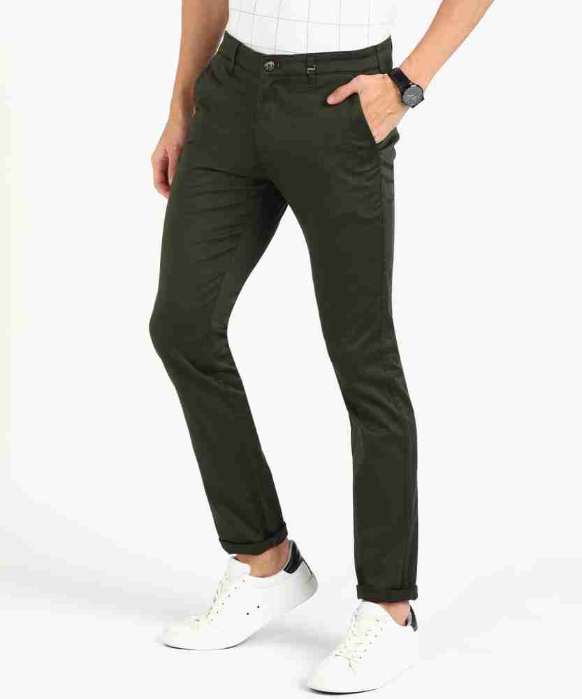 KILLER Slim Fit Men Dark Green Trousers - Buy KILLER Slim Fit Men Dark  Green Trousers Online at Best Prices in India