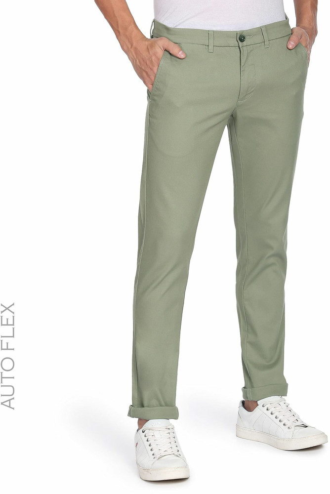 Arrow Sport Slim Fit Men Green Trousers Buy Arrow Sport Slim Fit Men Green Trousers Online at Best Prices in India Flipkart