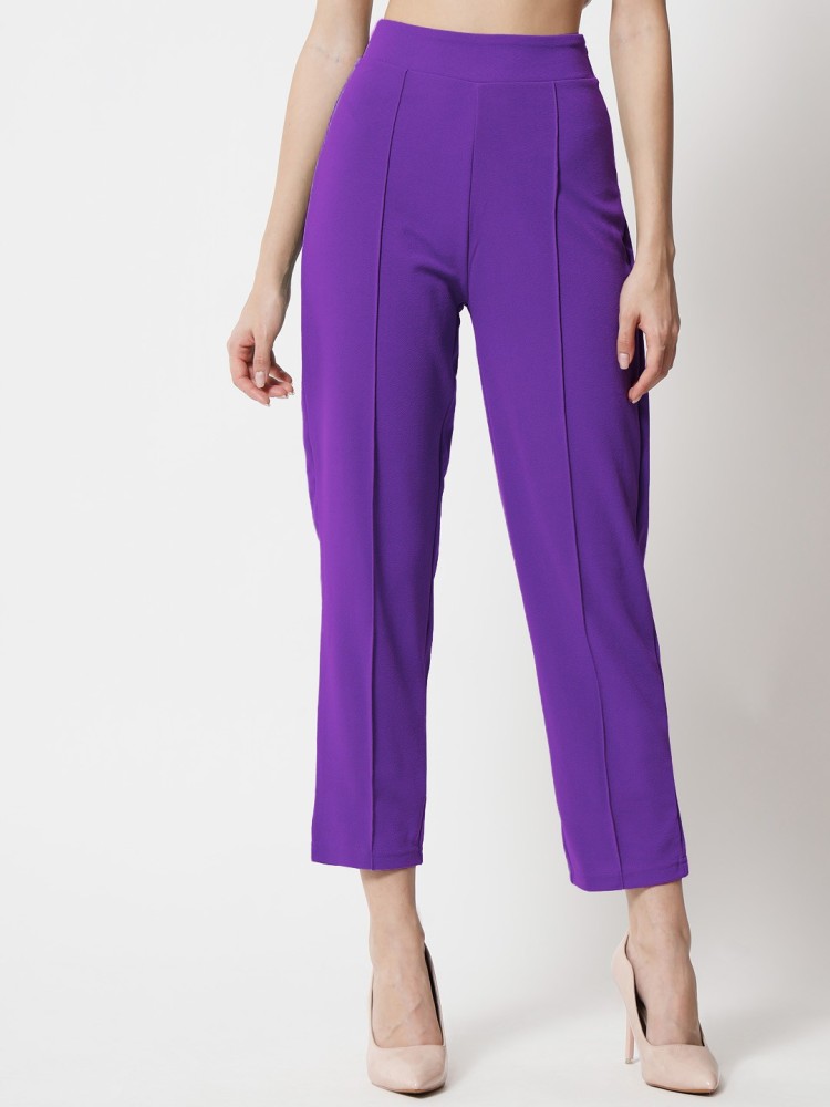 Womens Purple Trousers  MS