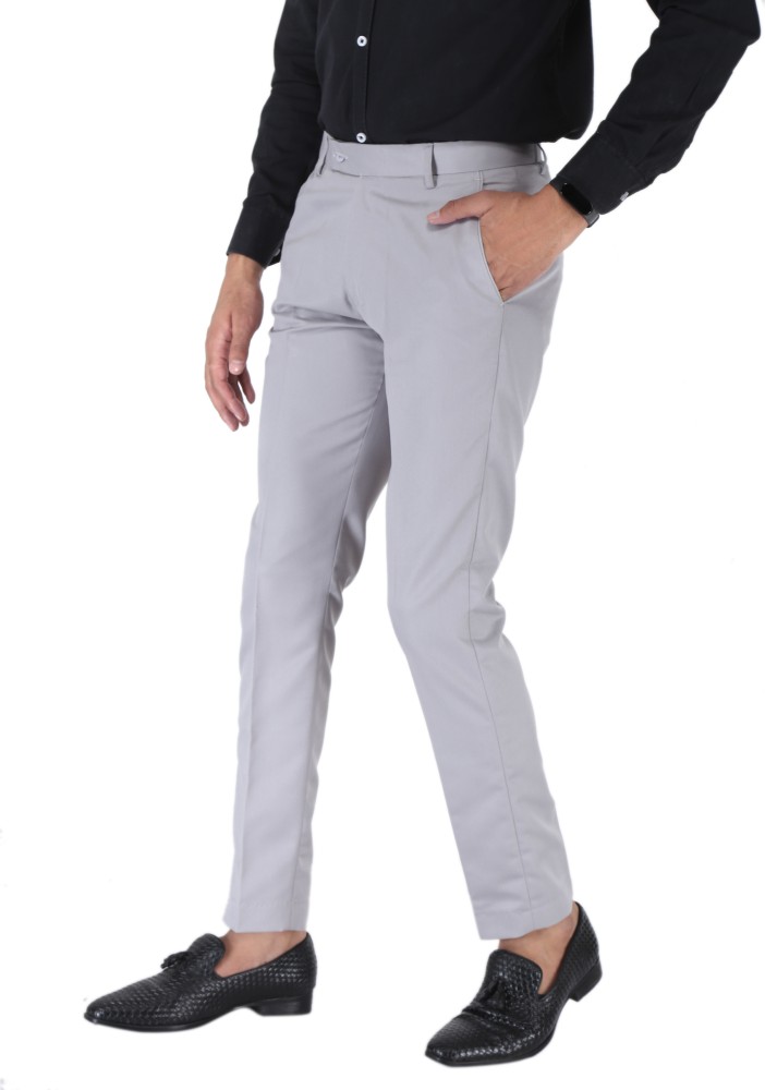 METRONAUT Slim Fit Men Viscose Rayon Grey Trousers  Buy METRONAUT Slim Fit  Men Viscose Rayon Grey Trousers Online at Best Prices in India   Flipkartcom