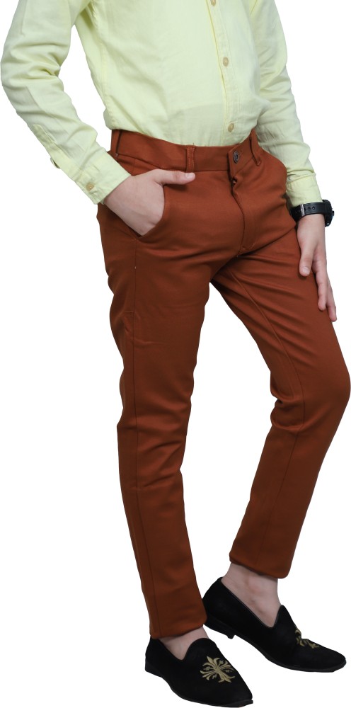 Marie Claire Trousers and Pants  Buy Marie Claire Women Casual Tan Colour  Solid Regular Trousers Online  Nykaa Fashion