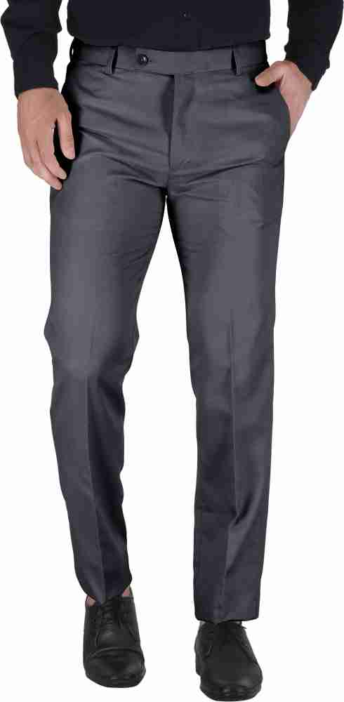 Calico Polyester Viscose Formal Trouser for Men - Formal Pant Dress for Men  - Formal Pant for Professional Working Men - Men's Comfort wear for