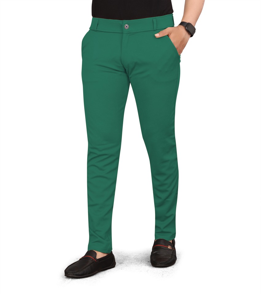 Khodiyar Art Slim Fit Men Black Trousers - Buy Khodiyar Art Slim Fit Men  Black Trousers Online at Best Prices in India