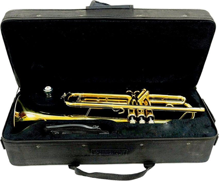 Trumpet outlet Bb Brass Golden With Case Mouthpiece