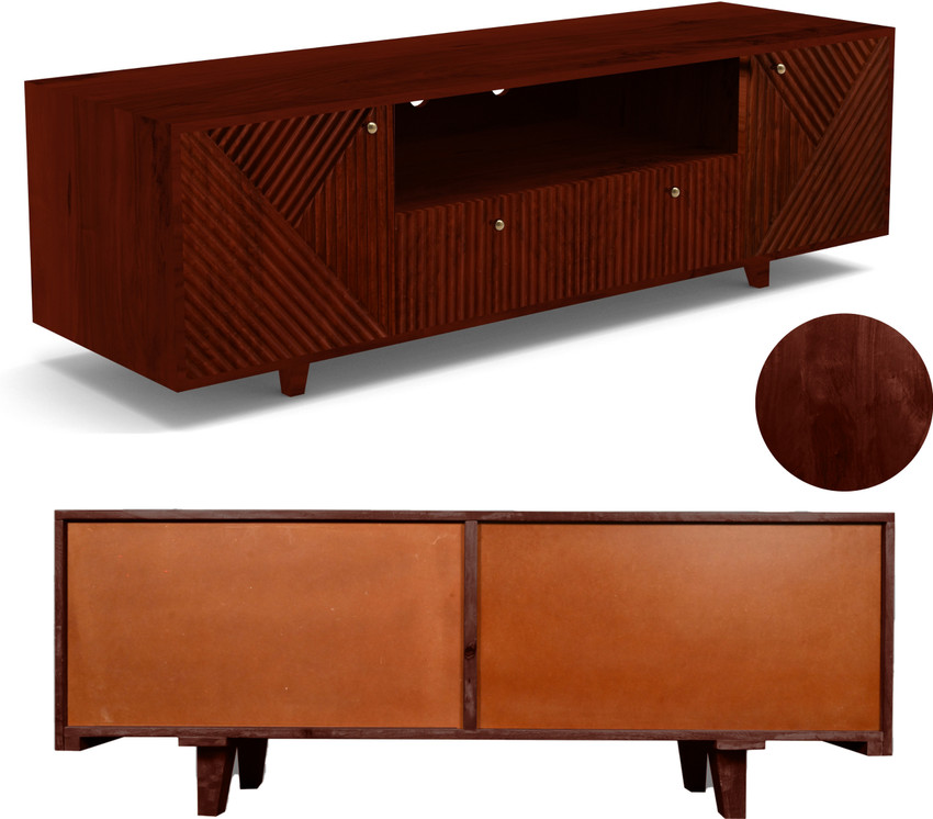 Corsica Designs MangoWood Sloan Fluted TVC Finish Color