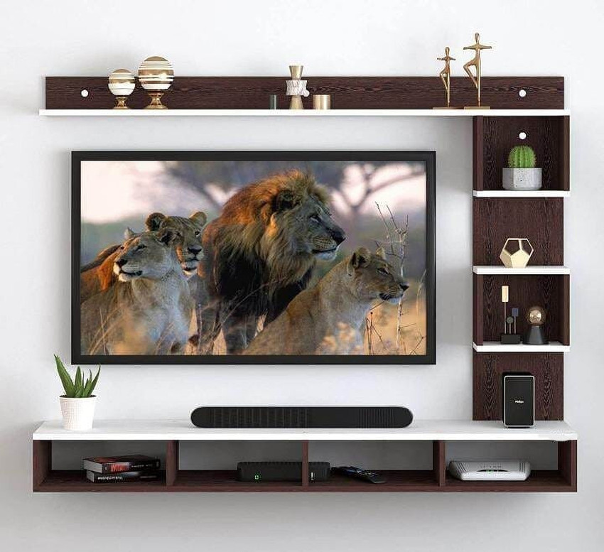 Ankitcrafts BIG Size LED Panel TV Unit 32 to 65 inch Engineered Wood TV Entertainment Unit