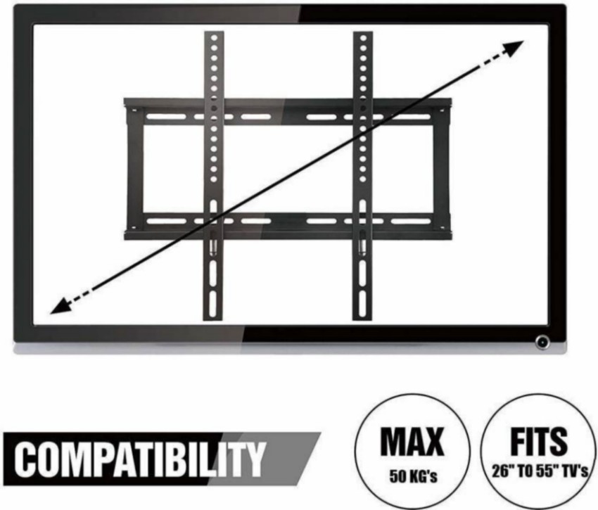 PNETROME Movable Tv Wall Mount For Mi 5A 108 cm (43 inch) Full HD LED Smart  Android TV Full Motion TV Mount Price in India - Buy PNETROME Movable Tv Wall  Mount